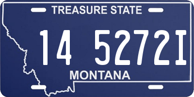 MT license plate 145272I