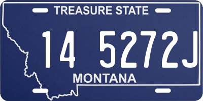 MT license plate 145272J