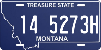 MT license plate 145273H