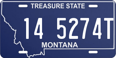 MT license plate 145274T