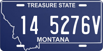 MT license plate 145276V