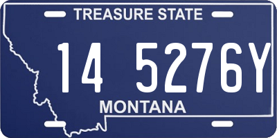 MT license plate 145276Y