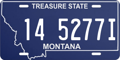 MT license plate 145277I