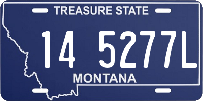 MT license plate 145277L