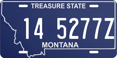 MT license plate 145277Z