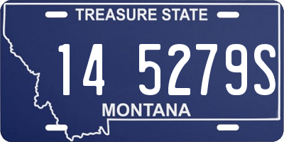 MT license plate 145279S