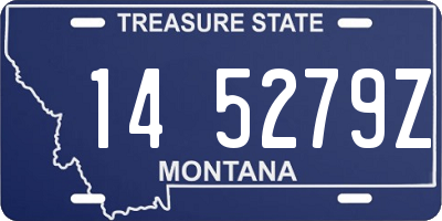 MT license plate 145279Z
