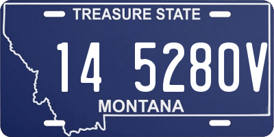 MT license plate 145280V