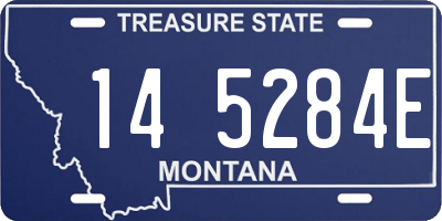MT license plate 145284E