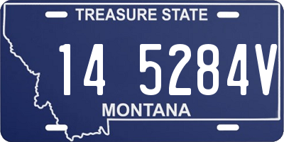 MT license plate 145284V