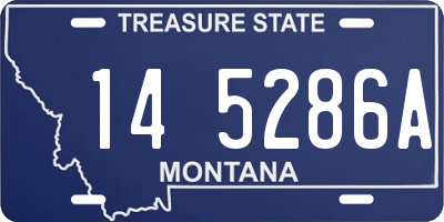 MT license plate 145286A