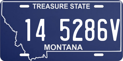 MT license plate 145286V