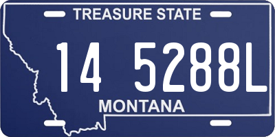 MT license plate 145288L