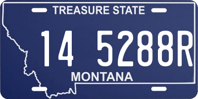 MT license plate 145288R