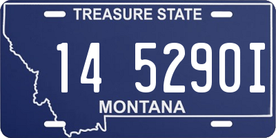 MT license plate 145290I