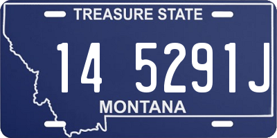 MT license plate 145291J