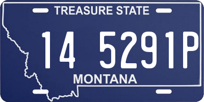 MT license plate 145291P