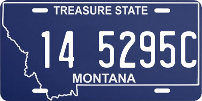 MT license plate 145295C