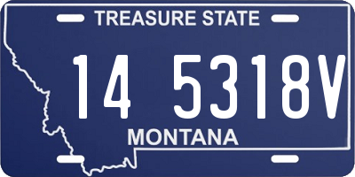 MT license plate 145318V