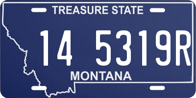 MT license plate 145319R