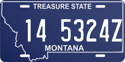 MT license plate 145324Z
