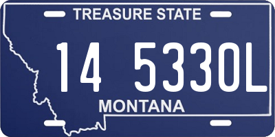 MT license plate 145330L