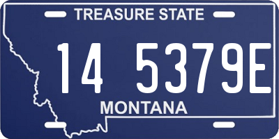 MT license plate 145379E