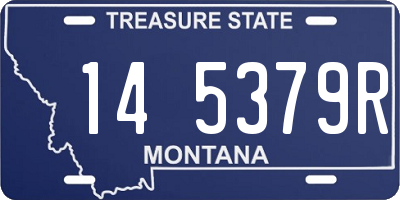 MT license plate 145379R