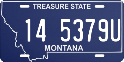 MT license plate 145379U