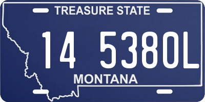 MT license plate 145380L