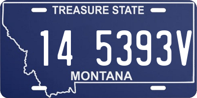MT license plate 145393V