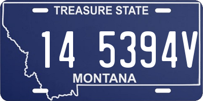 MT license plate 145394V