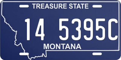 MT license plate 145395C