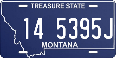 MT license plate 145395J