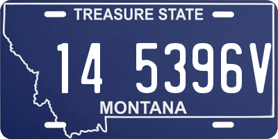 MT license plate 145396V
