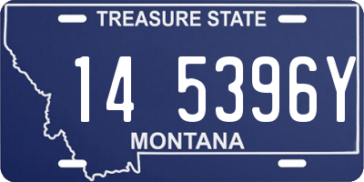 MT license plate 145396Y