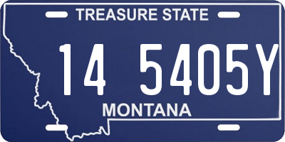 MT license plate 145405Y