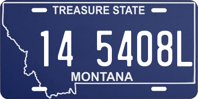 MT license plate 145408L