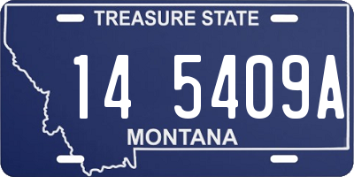MT license plate 145409A