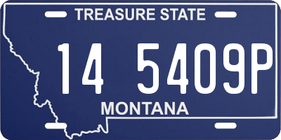 MT license plate 145409P