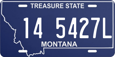 MT license plate 145427L