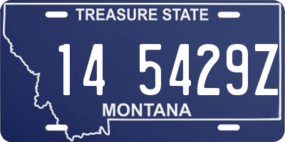 MT license plate 145429Z