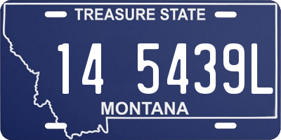 MT license plate 145439L