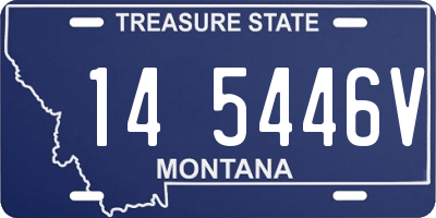 MT license plate 145446V