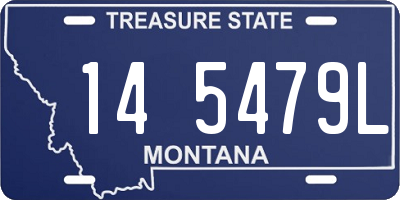 MT license plate 145479L