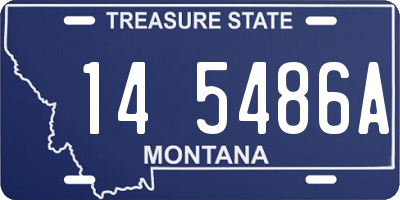 MT license plate 145486A