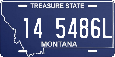 MT license plate 145486L