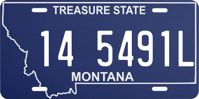 MT license plate 145491L