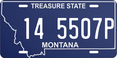 MT license plate 145507P