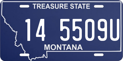 MT license plate 145509U